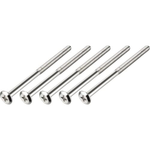UXCELL Carbon Steel Furniture Screw Fastener Phillips Head Screws Furniture Bolts M6x80mm M6x90mm M6x120mm M6x100mm 5pcs