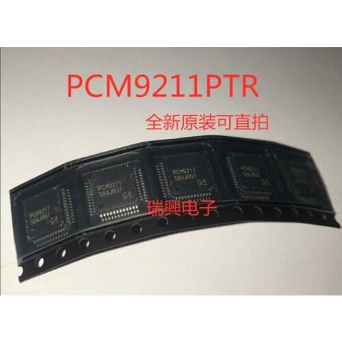 5pcs/lot PCM9211PTR PCM9211PT PCM9211P PCM9211 QFP-48 100% New Original