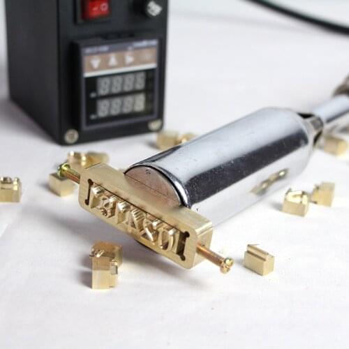 Alphabet Copper Mold Soldering Iron Brass Letter Set Flexible Die Cut Hot Foil Stamp Machine Bronzing Embossed Stamper