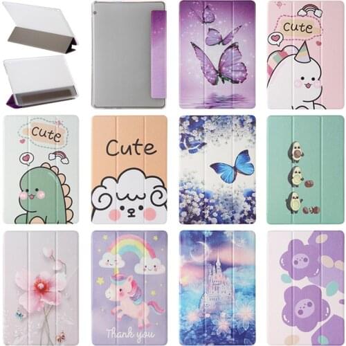 Case for Huawei MediaPad T5 Case Protective Cartoon Pattern Fundas for Tablet Huawei Media Pad T5 10 Case Coque T3 10 9.6 Cover