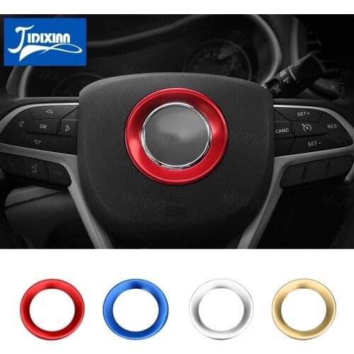 MOPAI Car Steering Covers for Jeep Cherokee Car Steering Wheel Decoration Cover for Jeep Grand Cherokee 2014+ Car Accessories