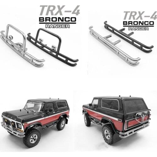 Rc Car TRAXXAS TRX4 BRONCO RANGER "BUCKS" Metal Bumper Protector For 1/10 Remote Control Cars Toys Crawler Rc Truck Option Part