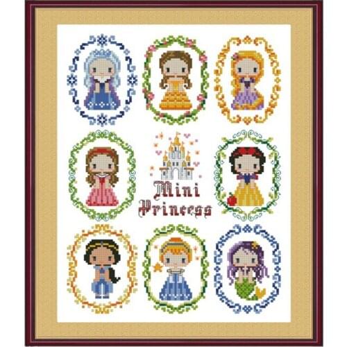 Cute Cartoon Character SODA Cross Stitch Kit fairy Tale Princess 11CT Printed Cloth Material Package