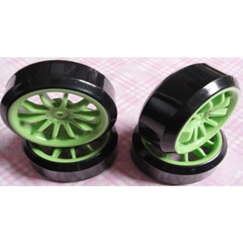 1/10 10 Spoke Wheel & Sparkle Tire Set For SAKURA D3 3Racing Drift Drive -4pcs