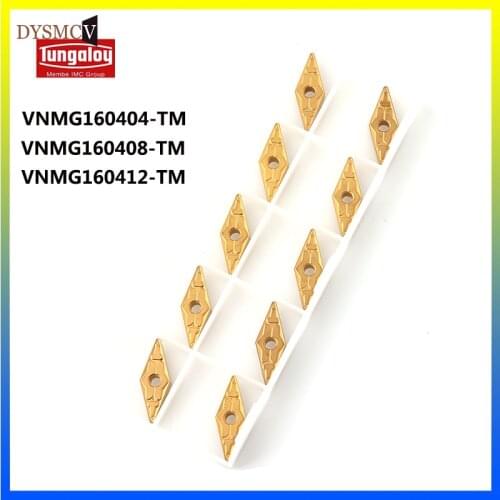 VNMG160404 VNMG160408 VNMG160412 TM T9125 Carbide Inserts100% Original High Quality CNC External TurningTool Lathe Cutting Tools