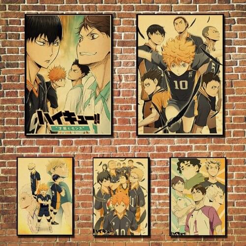 Japanese Classic Anime Retro Wall Art Canvas Painting Nordic Posters And Prints Wall Pictures For Living Kids Room Decoration