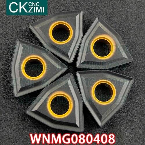 10P WNMG080408 WNMG 080408 Carbide Inserts External Turning Inserts Tools CNC mechanical Metal lathe Cutting Tools for cast iron