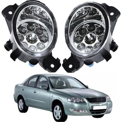 2 x Car Styling Fog Light LED Light Daytime Running Light 12V For Nissan Almera 2/II (N16) Hatchback Saloon 2001-2006