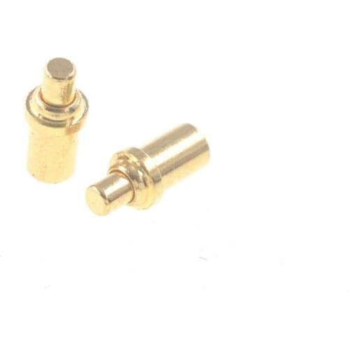 5 Pcs Outer Diameter Flange 2.5 MM Spring-Loaded Pin with No Tail Connector Through Hole Solder Mount GF25