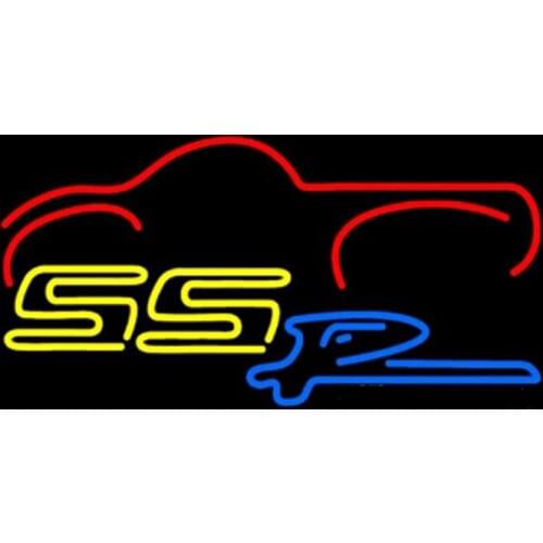 Chevy SSR Neon Sign Handcrafted Real Glass Tube Beer Bar KTV Club Shop Store Company Custom Logo Display Neon Signs 17"X8"