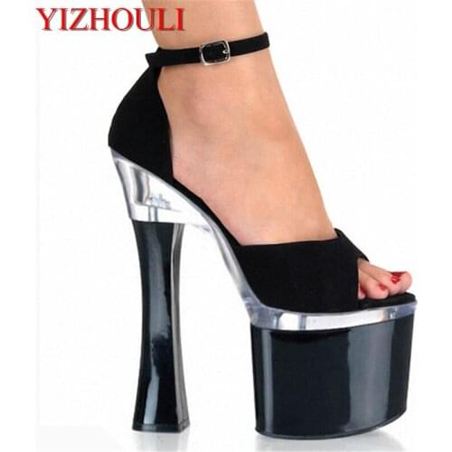 Noble Rhinestone Red Formal Dress Bride Banquet 18cm High-Heeled Shoes Sandals Butterfly Rhinestone Decoration 7 Inch Sexy Shoes