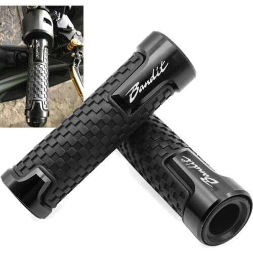 Motorcycle handlebar grips 7/8" 22mm Motorbike handlebar For SUZUKI Bandit 1250 250 400 650 GSF650 bandit 1200 BANDIT250