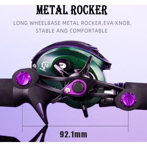 BEARKING Brand 9+1BB Baitcasting Reel 8.1:1 Super Long Casting Fishing MAX Drag Power 8kgs 2pcs Spool UltraLight Spool Carp Cast