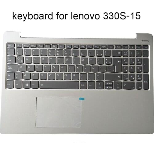 Backlight Latin keyboard for Lenovo IdeaPad 330S 330S-15IKB 7000-15 LA Notebook Keyboards Complete top case touchpad 5CB0R34694