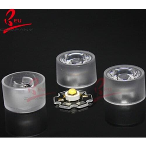 5/15/30/45/60/90120 Degree 20mm Optical PMMA LED Collimator Lens For Wall Washer Lamp