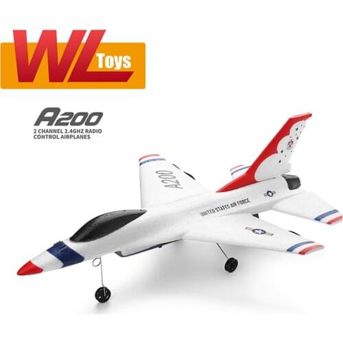 WLtoys XK A200 F-16B RC 2.4g 2CH 12 min flight time remote control aircraft fixed wing Epp material electric model outdoor toys