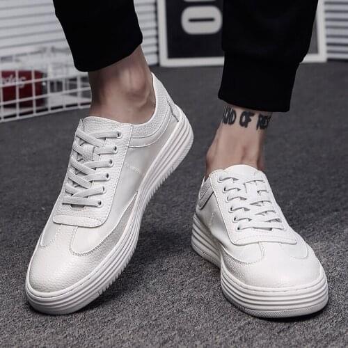 Shoes Brand Comfortable Casual Leather Men Loafers Spring White Shoes Men Flats Breathable Driving Shoes