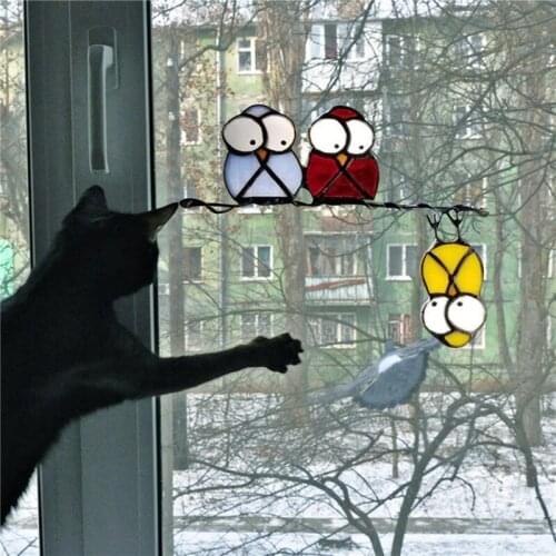 Window Stickers Birds Window Clings Window Decals Spring Window Decorations Fridge Magnets Home Decor Pegatinas De Pared