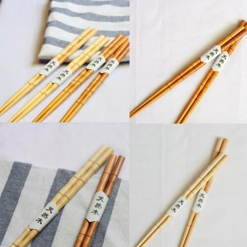 Natural Handmade Bamboo Wood Chopsticks Japanese Style Creative Sushi Pointed Bamboo Chopsticks Bamboo Chopsticks Reusable N5Q8