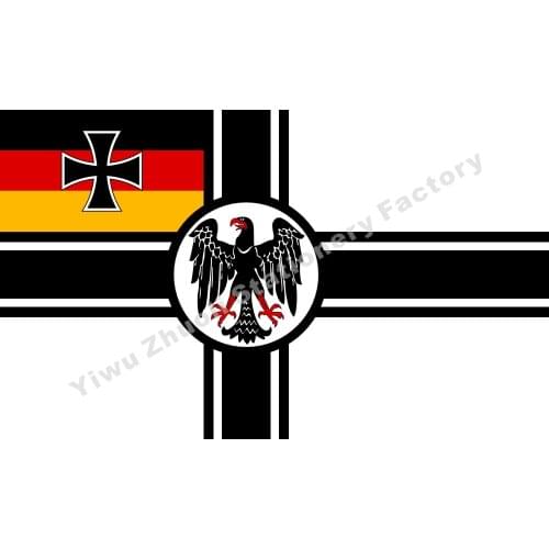 Germany Greater German reich war flag 1919 150X90cm (3x5FT) 120g 100D Polyester Double Stitched High Quality Banner