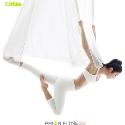 PRIOR FITNESS Hot Sale 9.2Meters/10Yards Yoga Aerial Silks Fabric Low Stretch Nylon High Strength Fly Silk Yoga fly trapeze