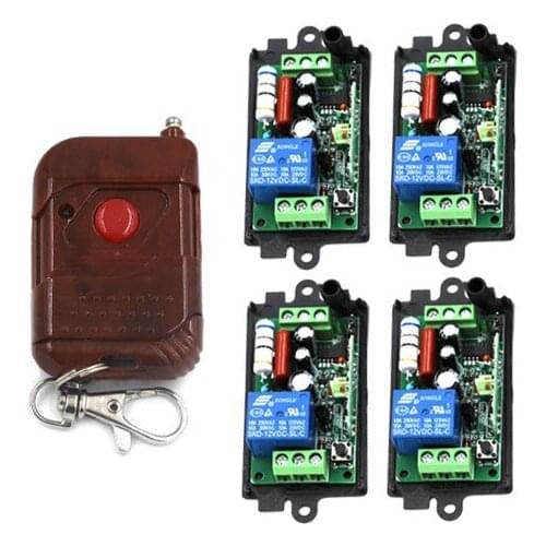 AC110V 220V 1CH 10A Relay RF Wireless Remote Control Switch Remote Switch System Transmitter & Receivers 315Mhz SKU: 5199
