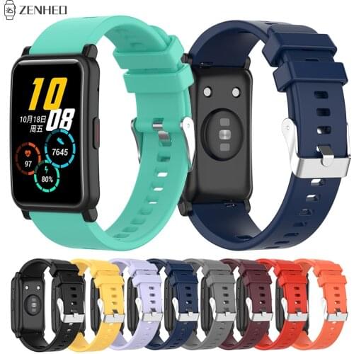 Silicone Wrist Strap For Huawei Honor Watch ES Bracelet Belt Replacement Watchband For Huawei Honor Watch ES Smart Watch Band