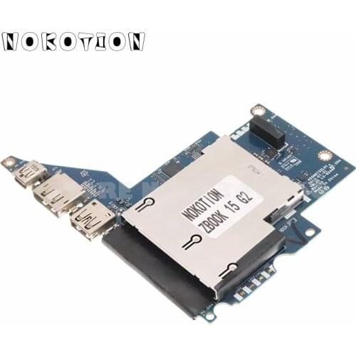 NOKOTION 455M6732L01 VBL20 LS-9244P For HP Zbook 15 G2 SD Card Reader AUDIO Board Card Reader USB Board