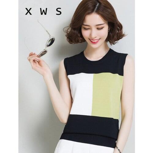 Japanese JK Sweater vest patchwork color cute cosplay pullover Girl school vest Rabbit cute little animal purple blue pink top