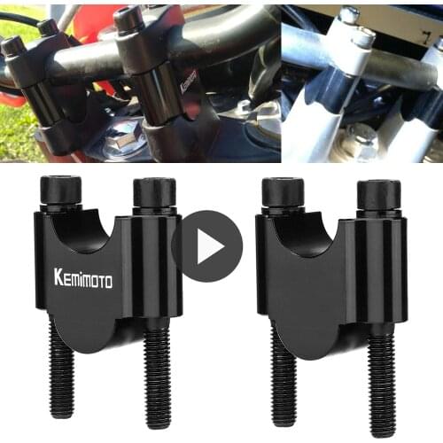 7/8“ 22mm Motorcycle Bar Clamps Riser Handlebar Handle Bar Risers Mount Clamp High Lifter Riser For Honda For Yamaha MT07 09 10
