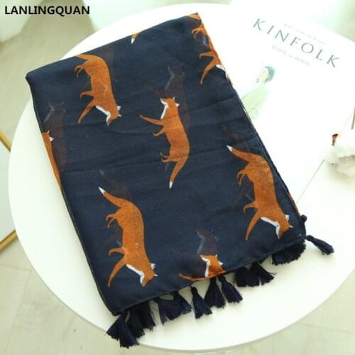 Top Quality Fashion Hijab Spring Autumn Silk Scarves Female Shawls Wrap for 2018 Luck Animals Print Ladies Thin Long Scarf Women