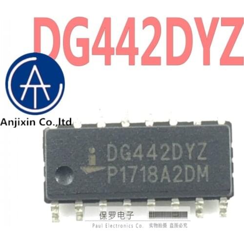 10pcs 100% orginal new real stock Commonly used interface chip DG442DYZ DG442DY DG442 SOP-16