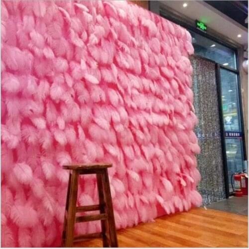 200pcs/lot pink color Ostrich Feather plumes 25-30cm for wedding centerpiece wedding party event decor festive decoration