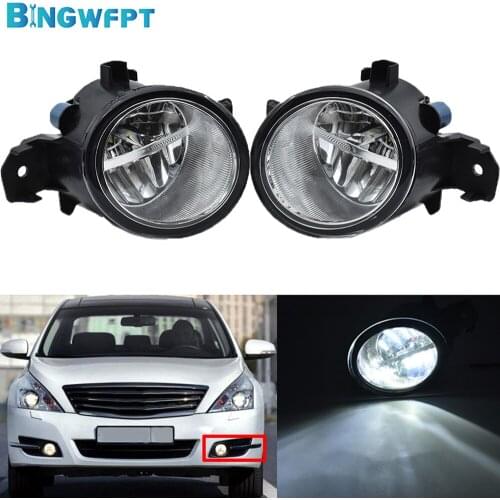 2X Daytime Running Light Fog Light Fog Lamp DRL Car H11 12V LED Bulb For Nissan Teana J32 For Nissan Teana 2004-2015