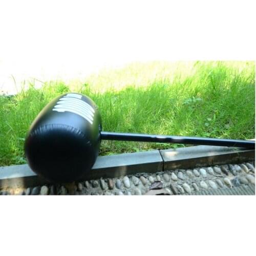 1pcs Pvc Large One Thousand Tons Hammer Inflatable Hammer Black Hard Handle Balloon Sports Party Supply 5ZHH015