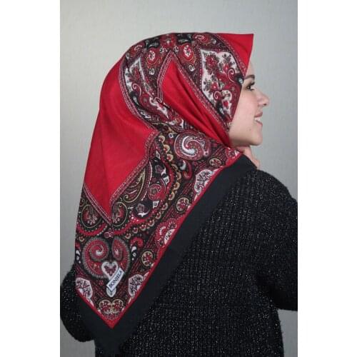 BONJELA PATTERNED COTON SCARF-DESEN-54-RENK-08