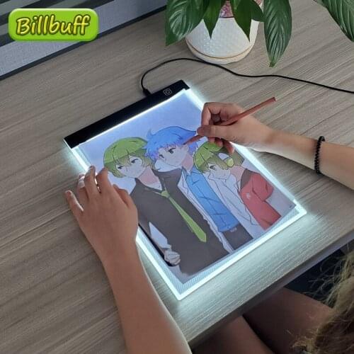 Hot 30cm *20cm A4 Level Dimmable Led Drawing Copy Pad Board Children Gift Painting Educational Kids Grow Playmates Creative Toys