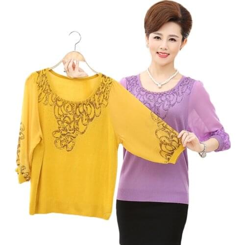 IOQRCJV Knitted Blouses