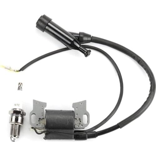 Ignition Coil for Honde Gx240 Gx270 Gx340 Gx390 8hp 9hp 11hp 13hp Engine Lawn Mower Tractor Generator w/Spark Plug