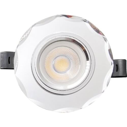 LED downlights indoor lighting glass iron MR16, GU10 8.5cm LED bulb for livingroom bedroom matched for Chandelier Ling & cell phone