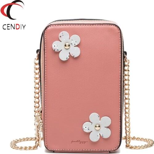 Fashion Purse Women Mini Shoulder Bags Chain Mobile Phone Bag Wallet Small Messenger Bag Pocket Designer Female Clutch Bag
