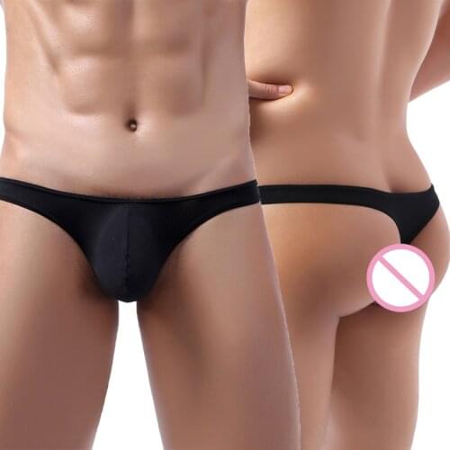 Men Underwear Sexy Ultra-thin Seamless Slip Homme Thong G-string Calzoncillos Jockstrap Lingerie T-back Gay Panties Thongs Tanga