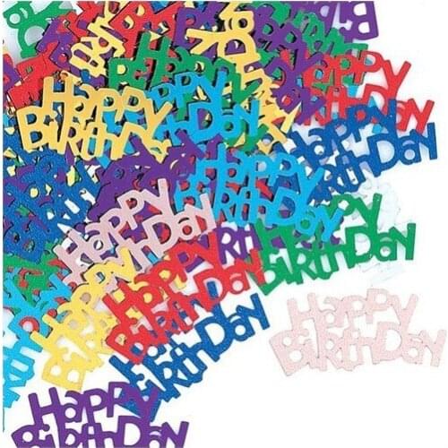 Pandoli Happy Birthday Mixed Color Table Above Sprinkle Confetti 15 G party material
