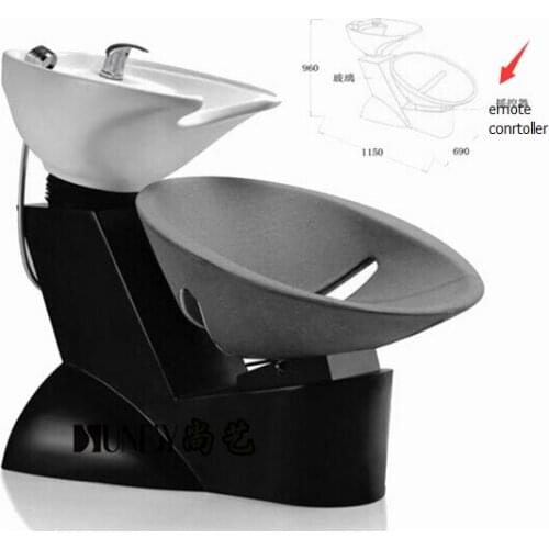 Hair salon.. Shampoo bed. Half a lie type. High blunt water bed top grade 5