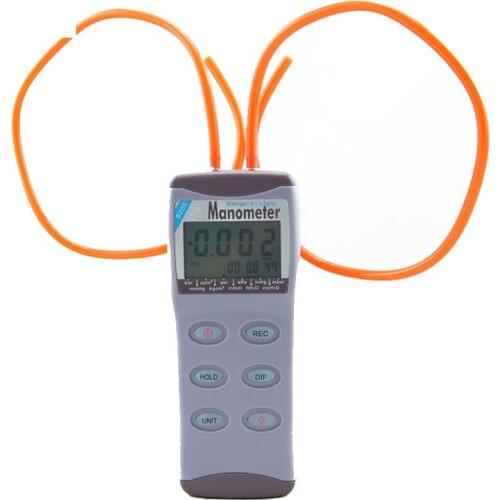 High Quality Handheld Portable Digital Manometer AZ82100 Pressure Gauge Pressure Meter Pressure Range:0- 100psi Measuring Tester