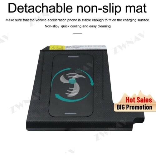 QI Car wireless charger for Honda Accord 9 series 2016 2017 2018 Intelligent Infrared Fast Wireless Charging Car Phone Holder