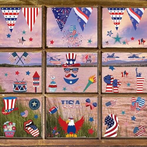 Independent Day Stickers For Wall Decoration Home Decoration Accessories For Bathroom Self Adhesive Wallpaper Наклейки На Стену