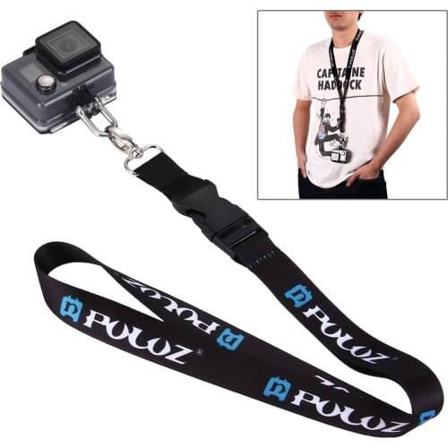 PULUZ 60cm Detachable Long Neck Strap Lanyard Sling for Cameras/GoPro