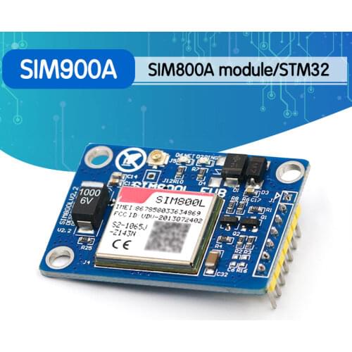 SIM800L V2.0 5V Wireless GSM GPRS MODULE Quad-Band W/ Antenna Cable Cap for Arduino