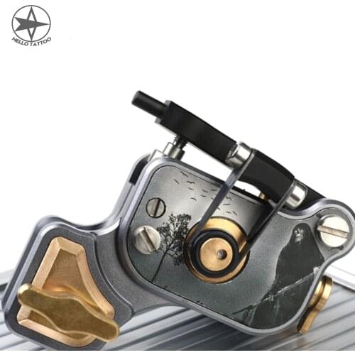 HELLO Oringal 100% Pure Copper Tattoo Machine Rotary Coil Machine Liner And Shader Permanent Make Up Pen Tattoo Supply